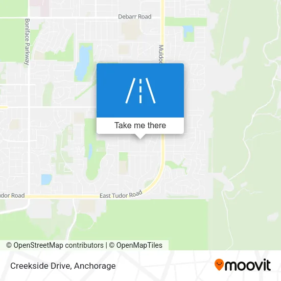 Creekside Drive map