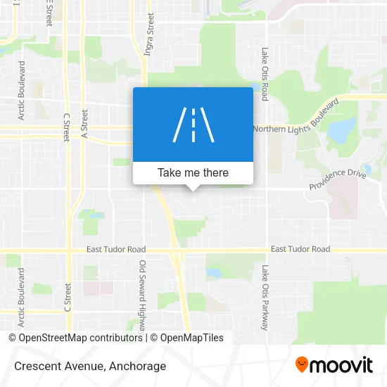 Crescent Avenue map