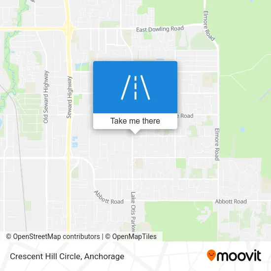 Crescent Hill Circle map