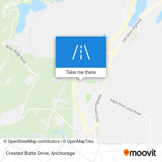 Crested Butte Drive map