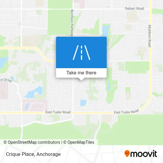 Crique Place map