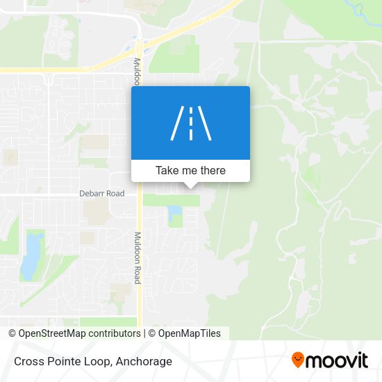 Cross Pointe Loop map