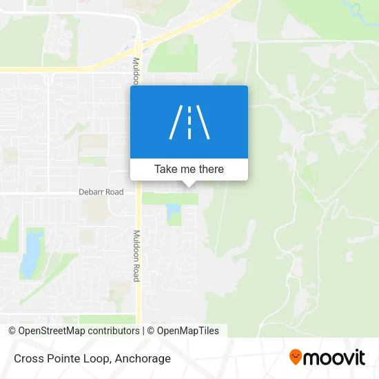 Cross Pointe Loop map