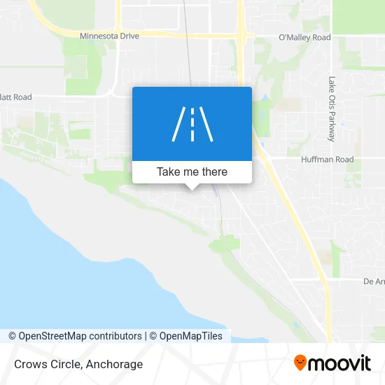 Crows Circle map