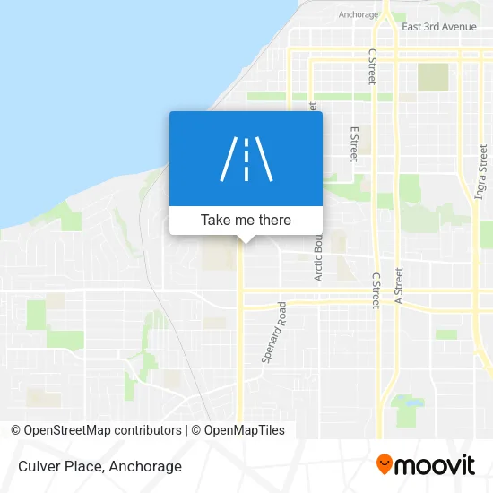 Culver Place map