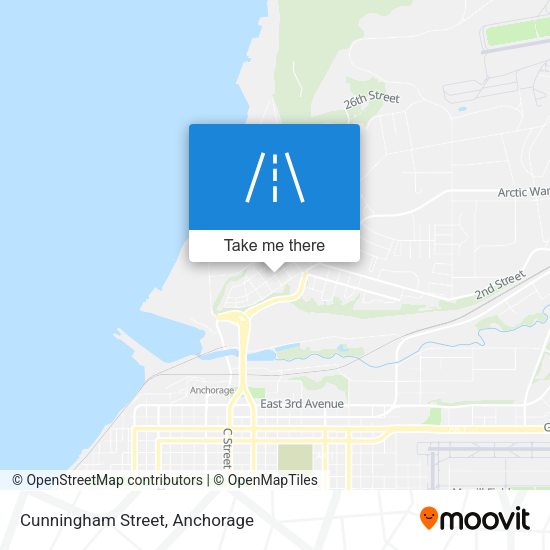 Mapa de Cunningham Street