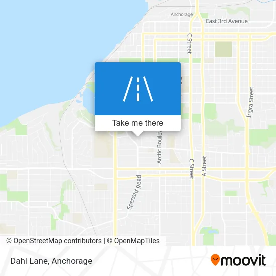 Dahl Lane map