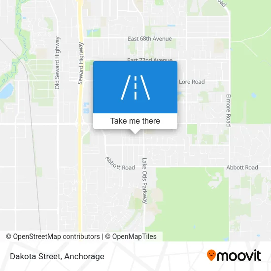 Dakota Street map