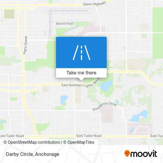 Darby Circle map