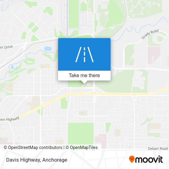 Mapa de Davis Highway