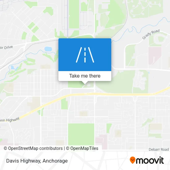 Davis Highway map