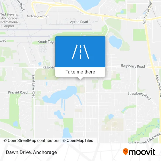 Dawn Drive map