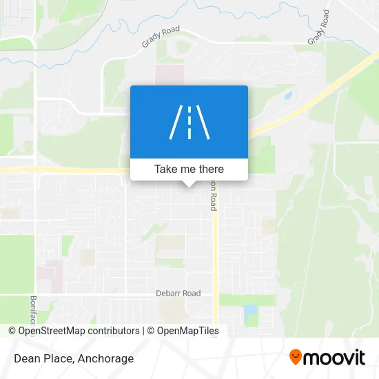 Dean Place map