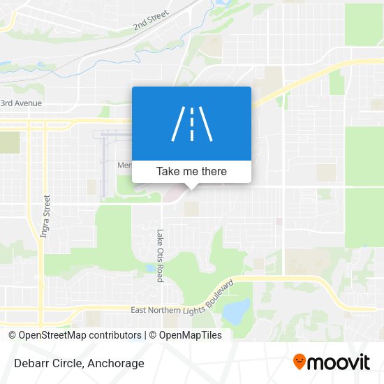 Mapa de Debarr Circle