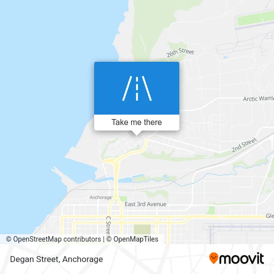 Degan Street map