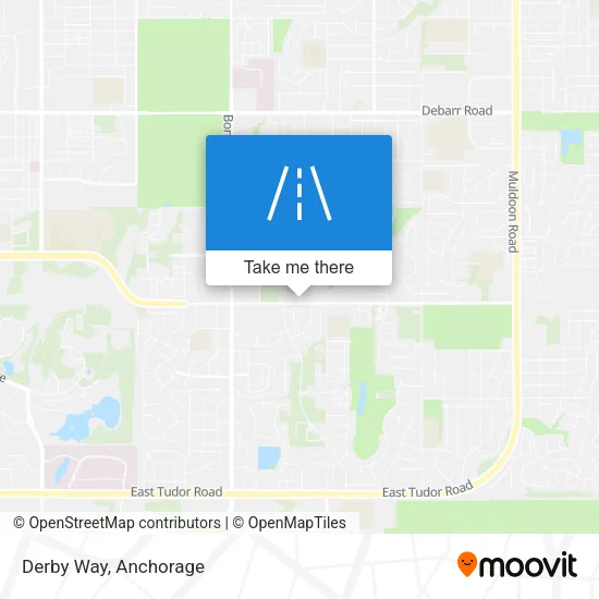 Derby Way map