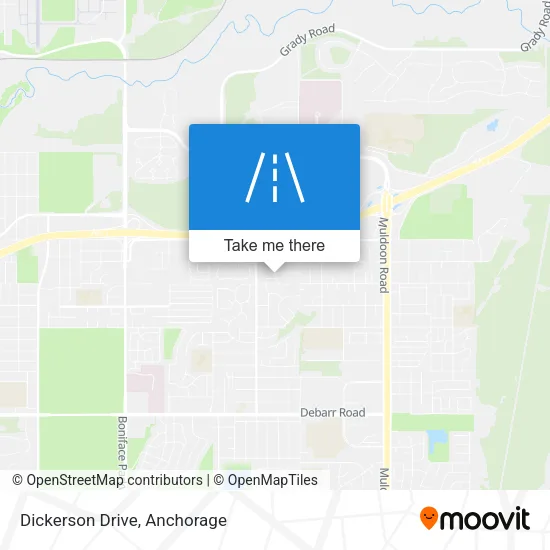 Dickerson Drive map