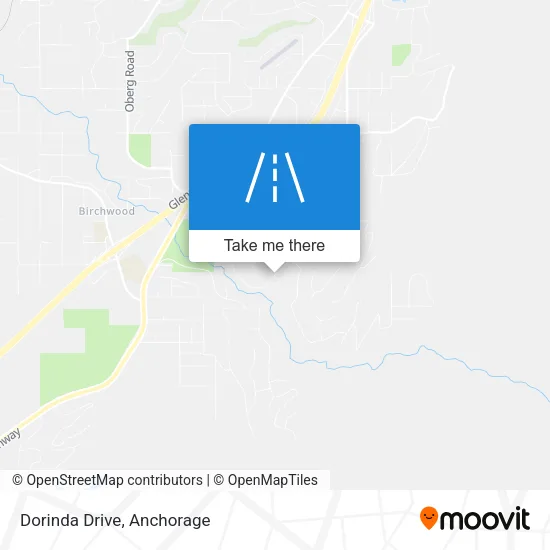 Dorinda Drive map