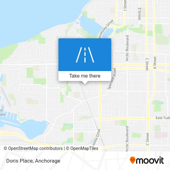 Doris Place map