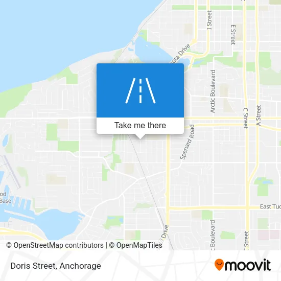 Doris Street map