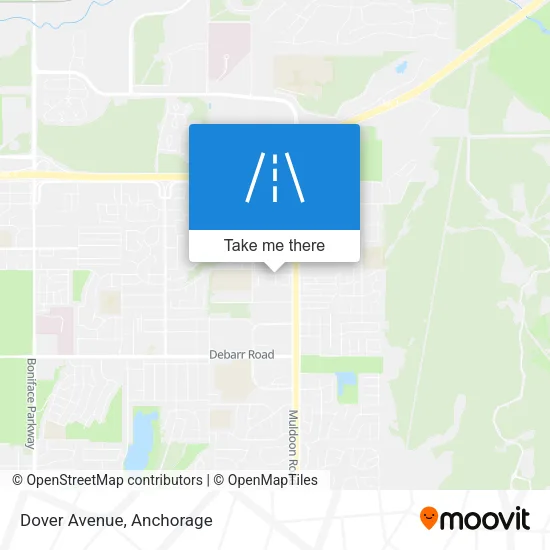 Dover Avenue map