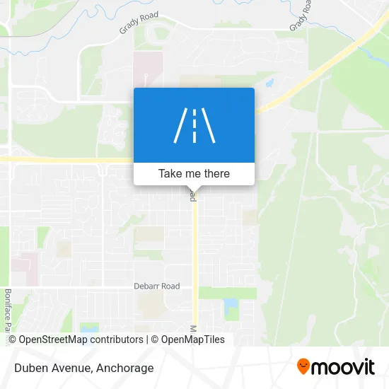 Duben Avenue map