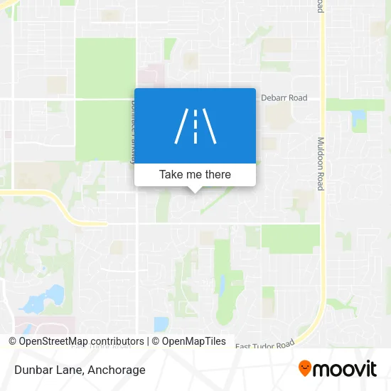 Dunbar Lane map