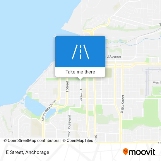 E Street map