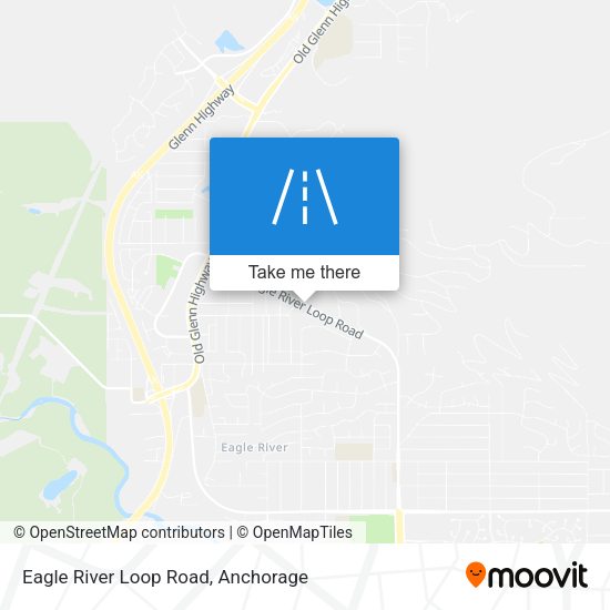 Mapa de Eagle River Loop Road