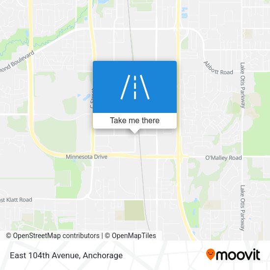 Mapa de East 104th Avenue