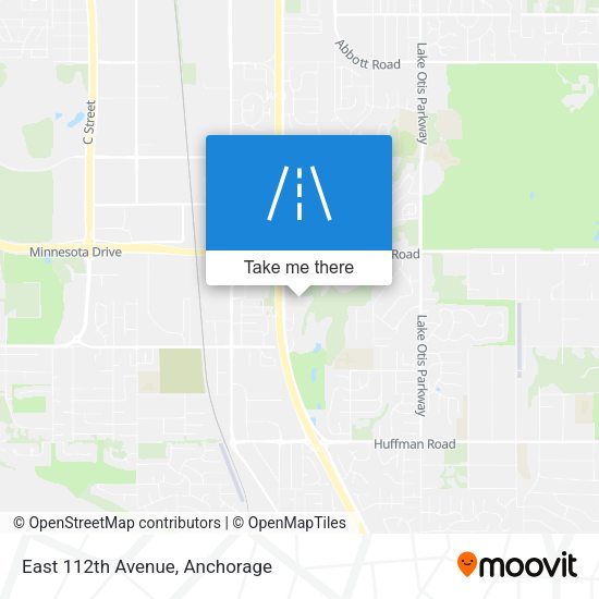 East 112th Avenue map