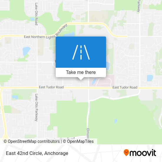 Mapa de East 42nd Circle