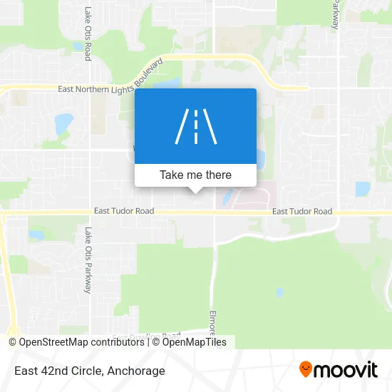 East 42nd Circle map