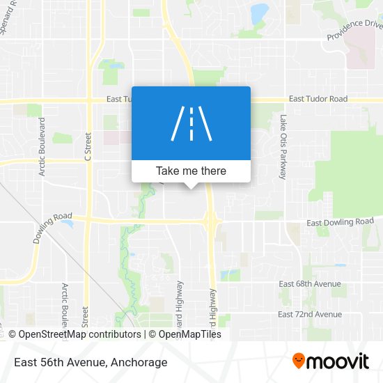 Mapa de East 56th Avenue