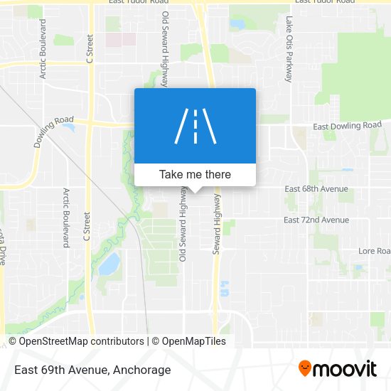 Mapa de East 69th Avenue
