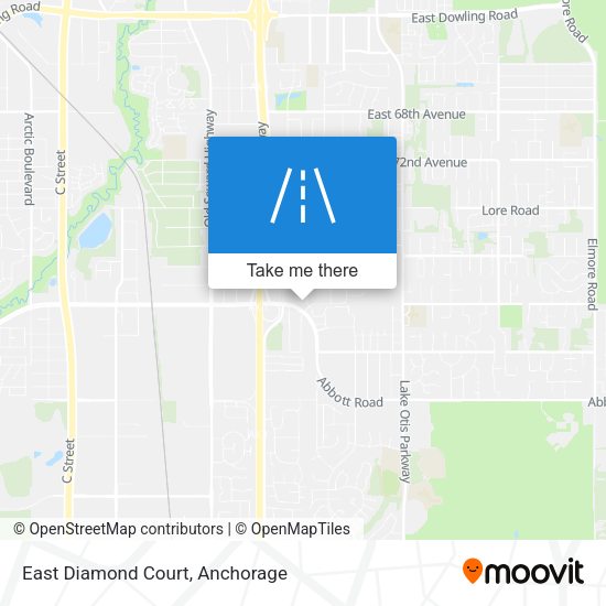 Mapa de East Diamond Court