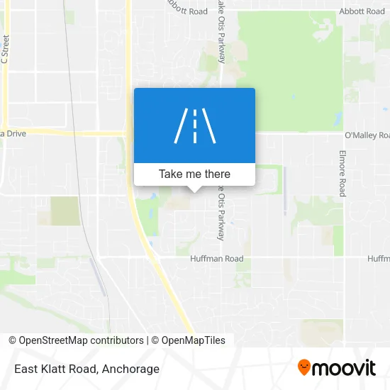 East Klatt Road map