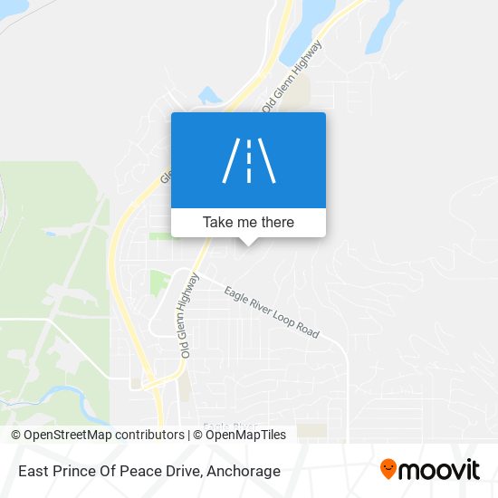 East Prince Of Peace Drive map