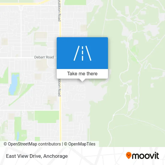 East View Drive map