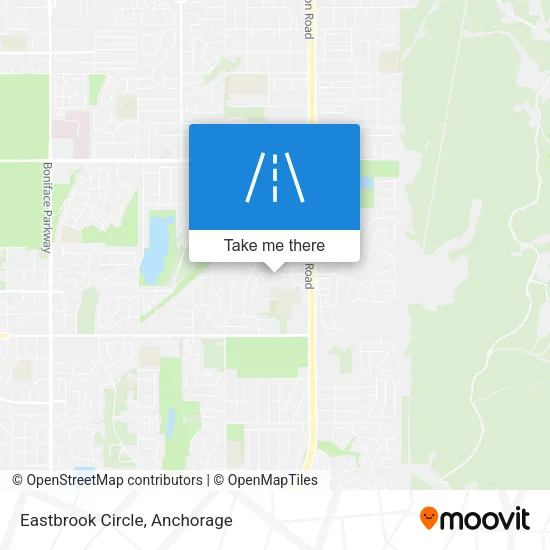 Eastbrook Circle map