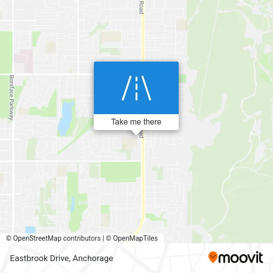 Eastbrook Drive map