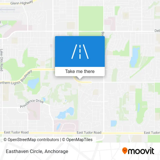 Easthaven Circle map