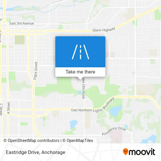 Eastridge Drive map