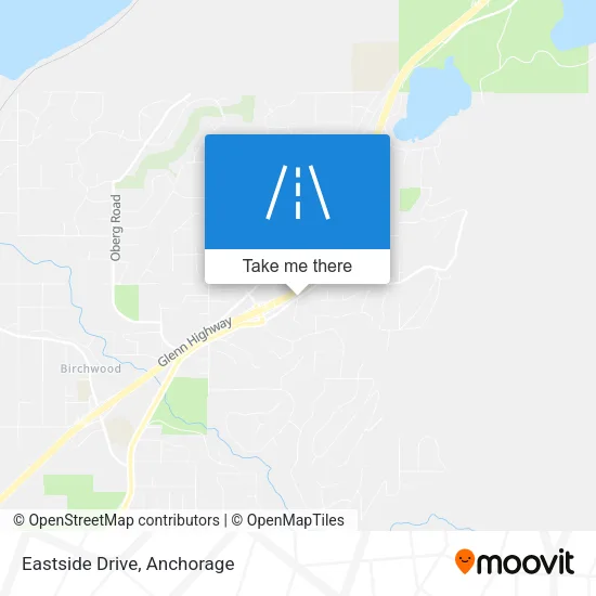 Eastside Drive map