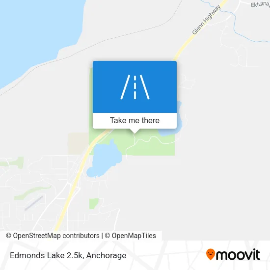 Edmonds Lake 2.5k map