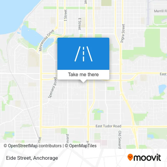 Eide Street map