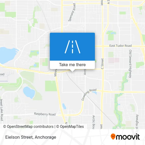Eielson Street map