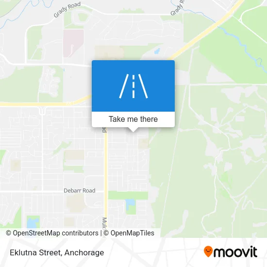 Eklutna Street map