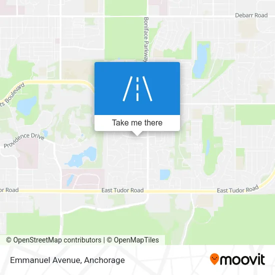 Emmanuel Avenue map