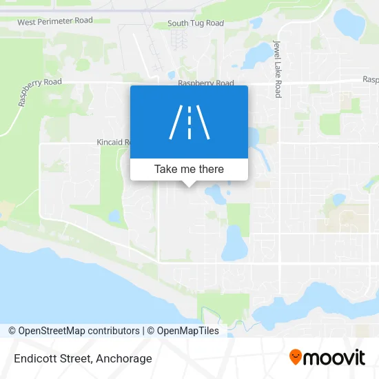 Endicott Street map
